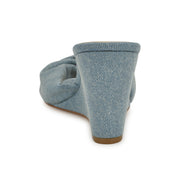 Nikhil Twist Wedge Sandals