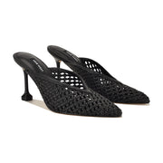 Grasso Woven Mule Pumps