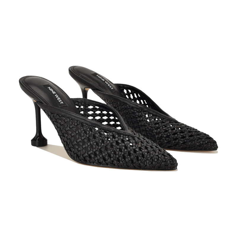 Grasso Woven Mule Pumps