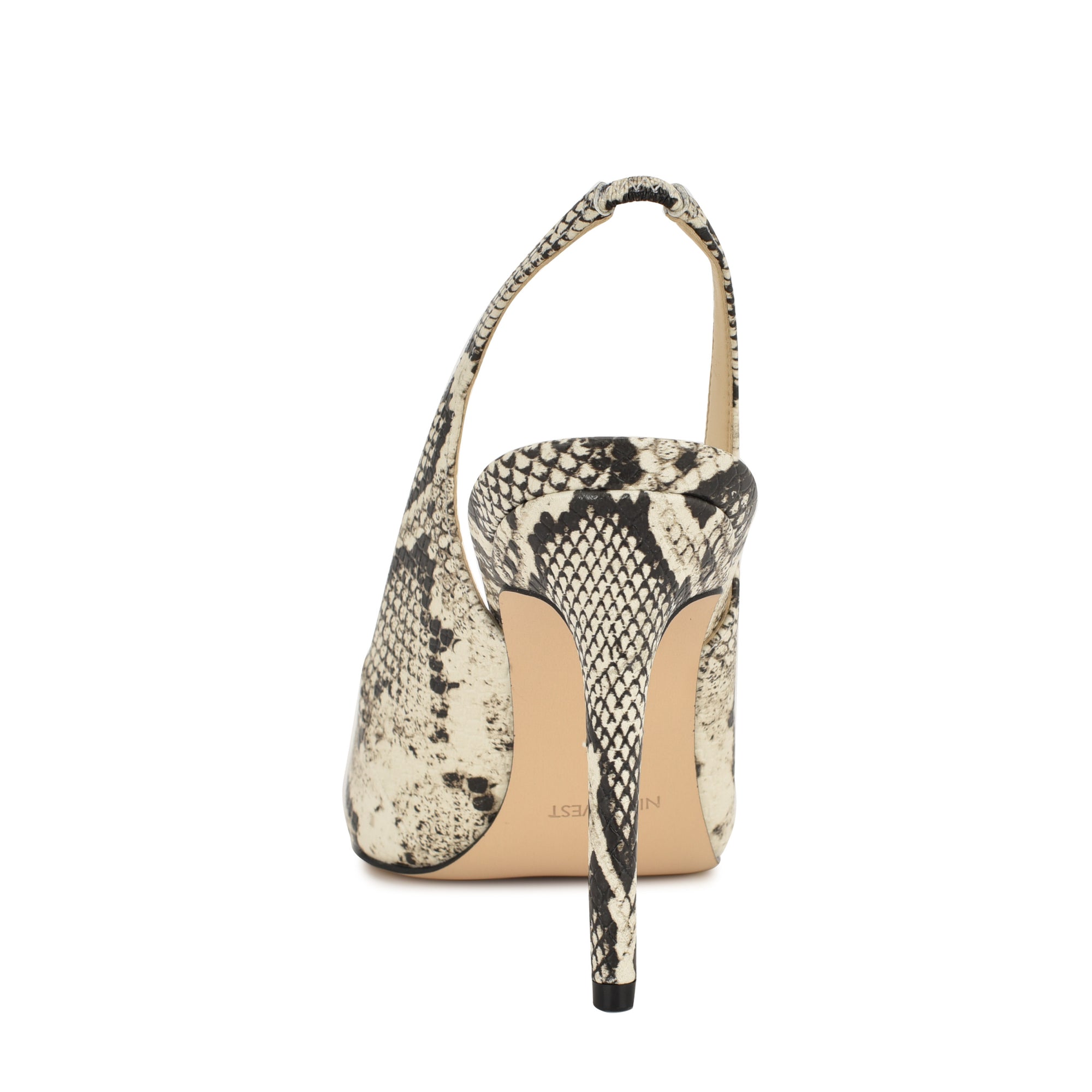 Feather Pointy Toe Slingback Pumps