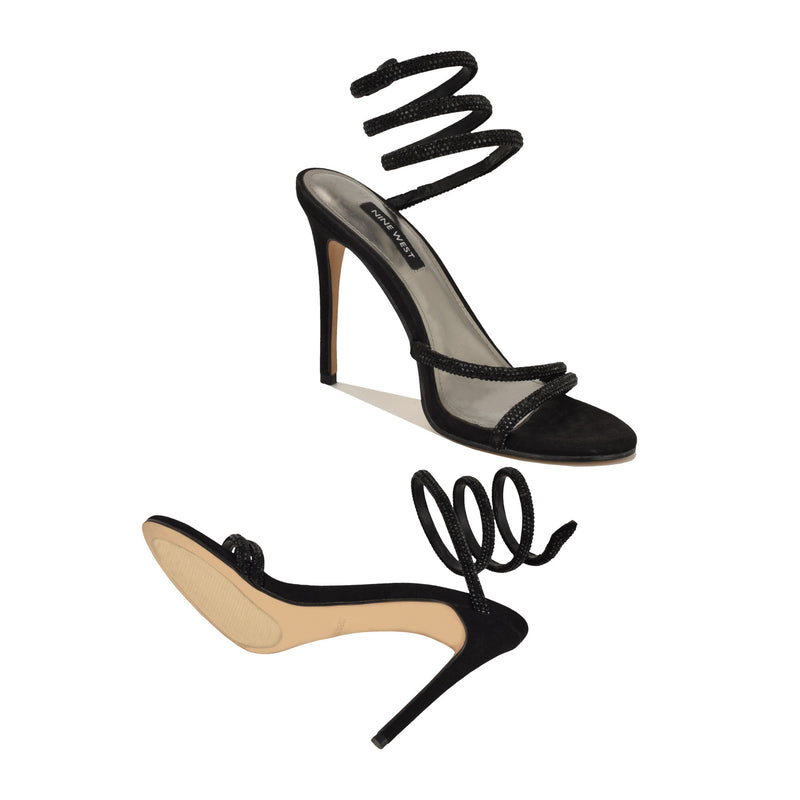 Maskil Ankle Wrap Heeled Sandals