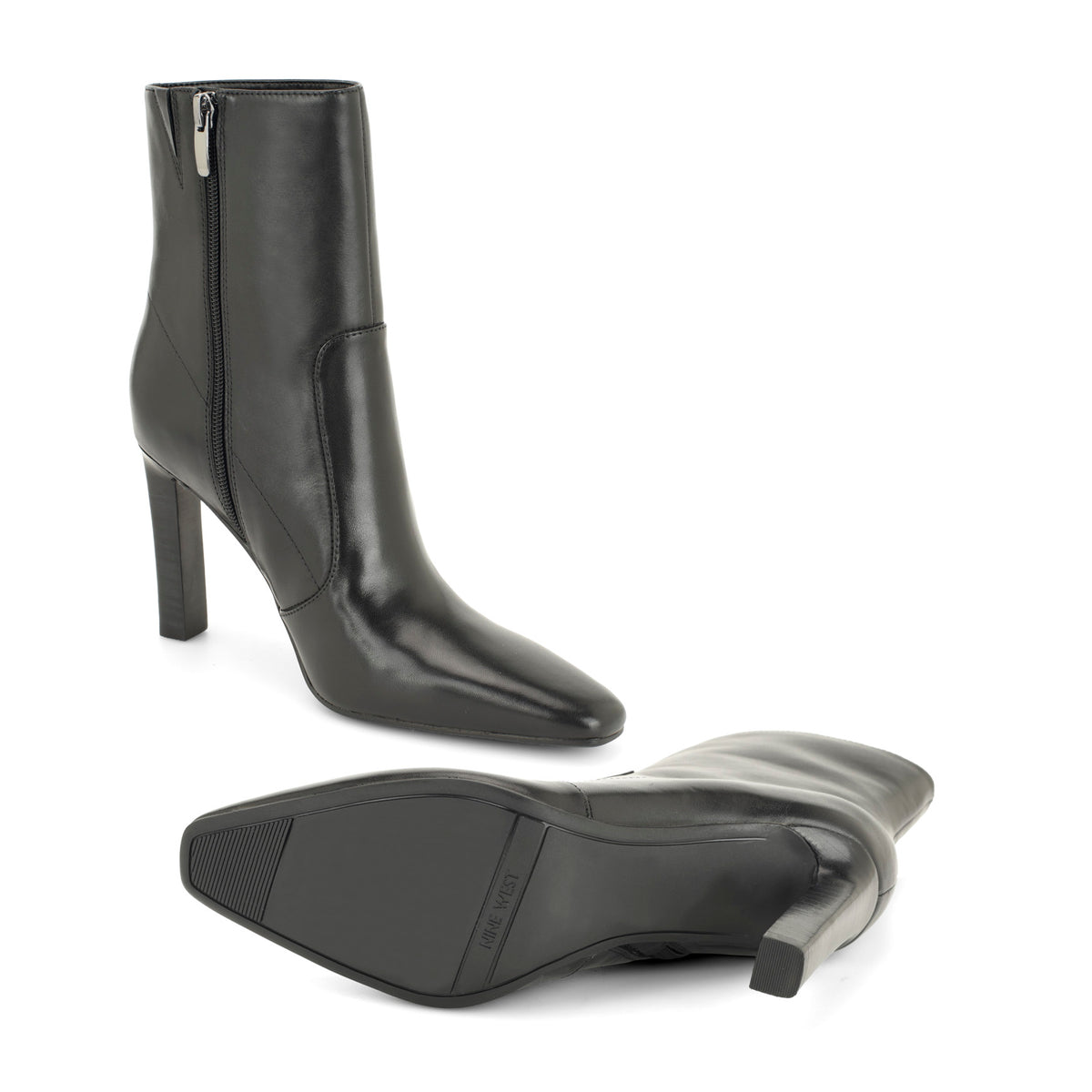 Halla Leather Ankle Booties