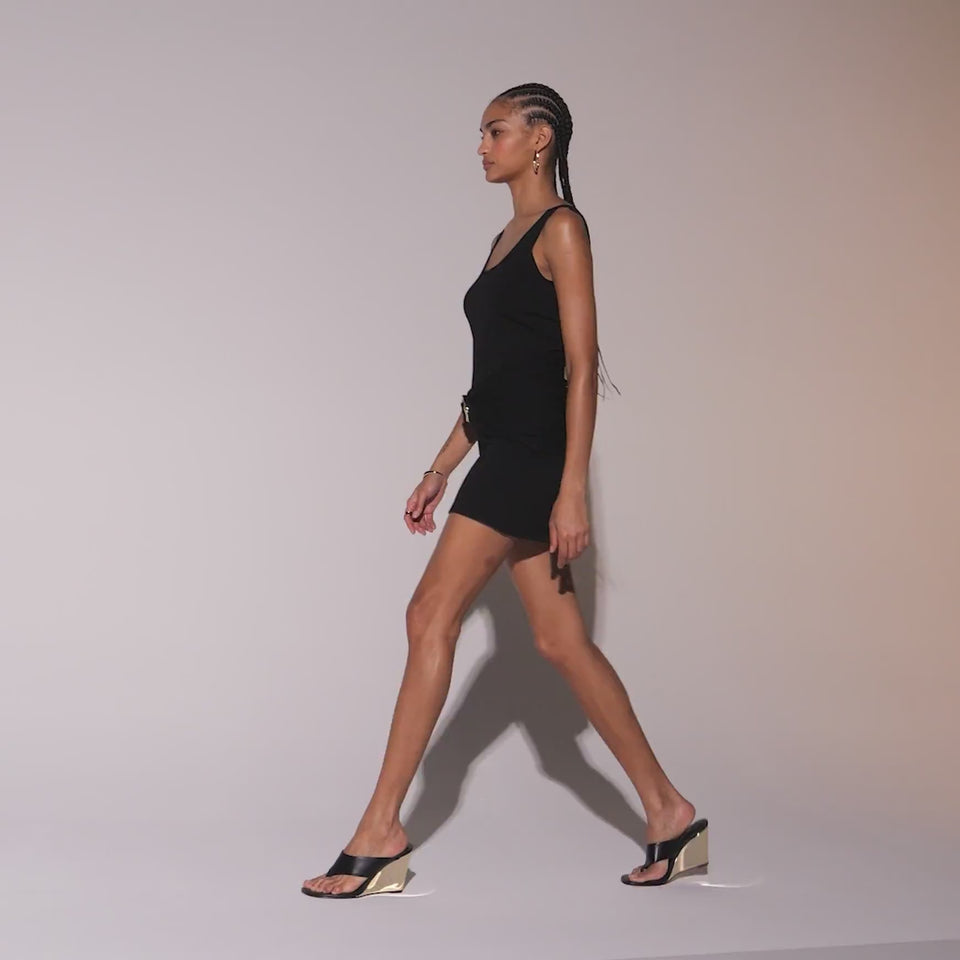 Presa Wedge Thong Sandals