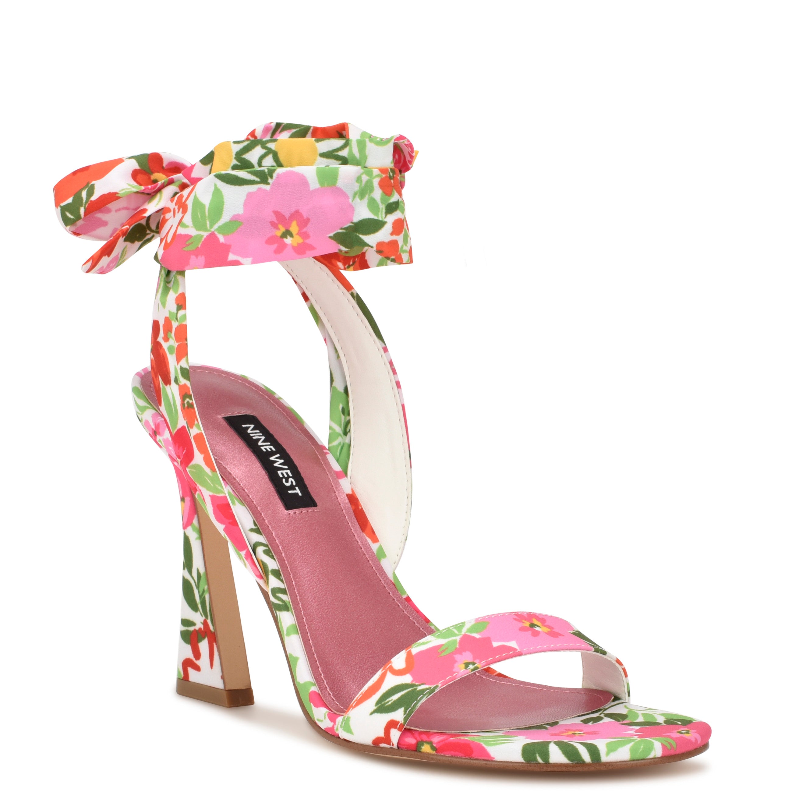 Pink Satin Platform High Heeled Sandals | Womens | 11 (Available in 9, 8.5, 10) | Lulus | Anklestrap & Anklewrap Sandals