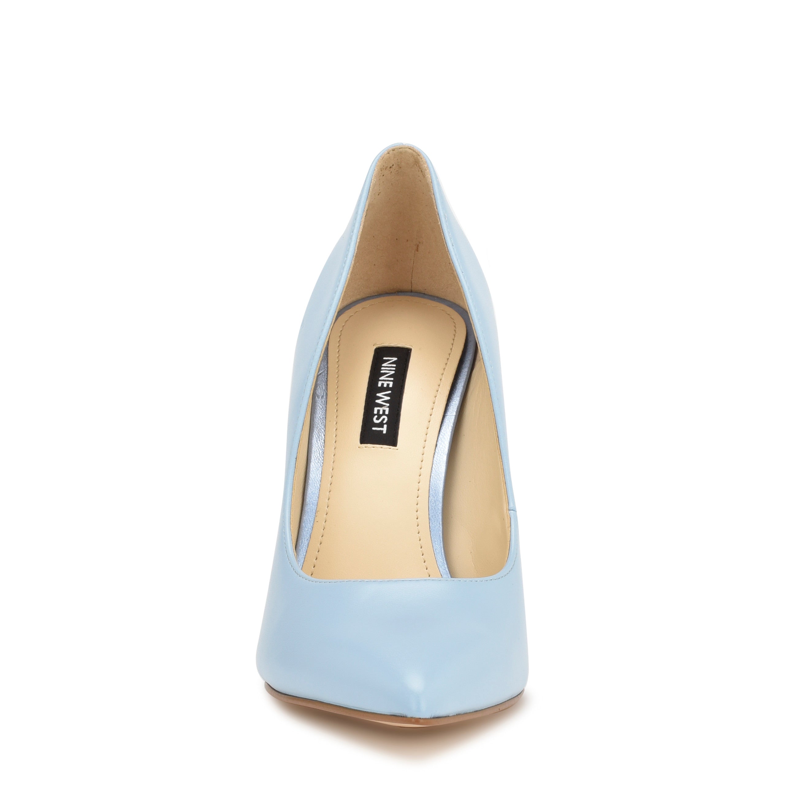 nine west light blue heels