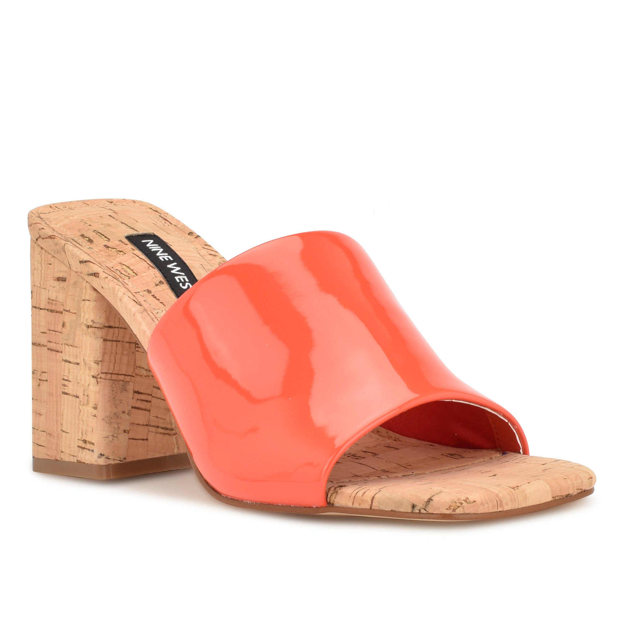 SODA Interwoven Ideas Braided Strap Block Heel Slide Sandal in Nude – Blue  Hawthorn Boutique