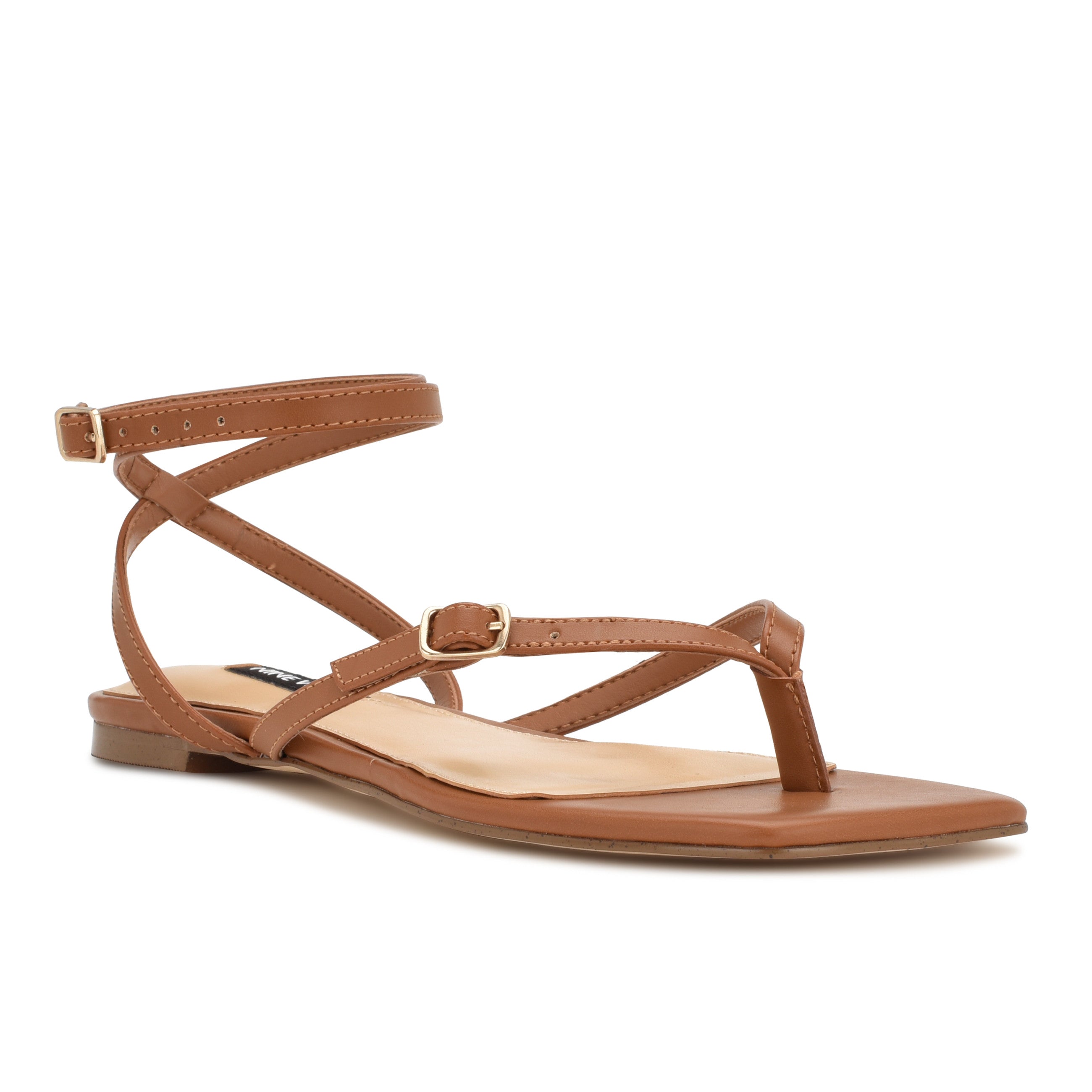 Ankle discount sandals flat