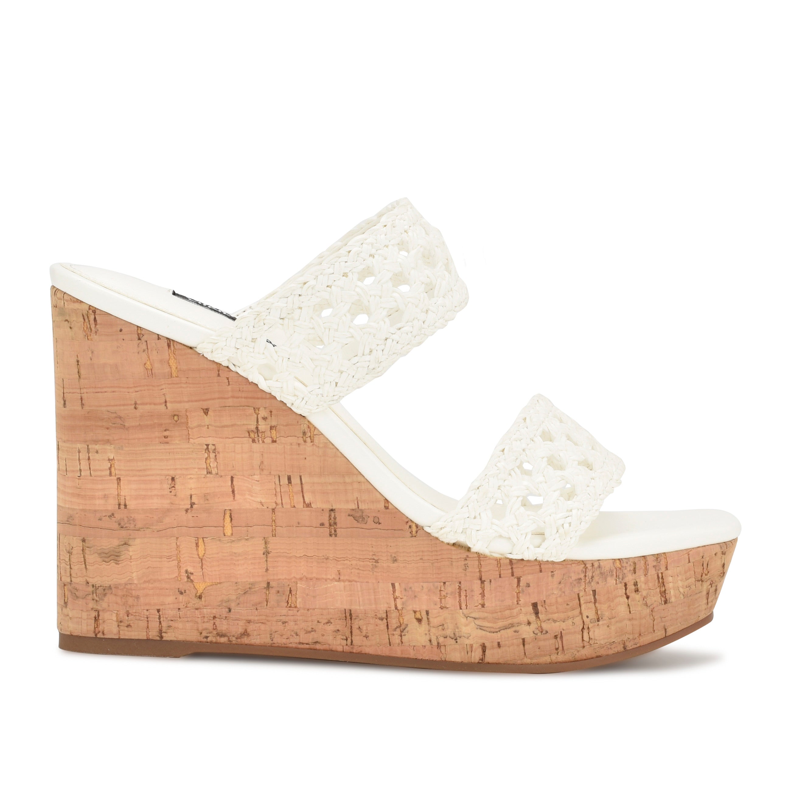 Nine west discount cork wedge sandals