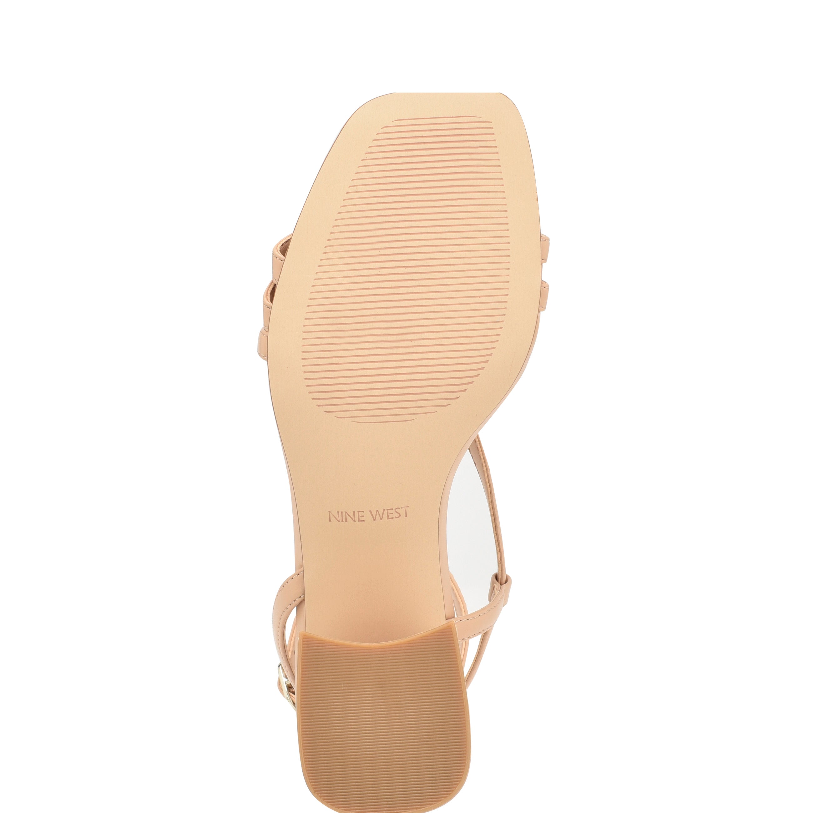 Nine west nude block on sale heel