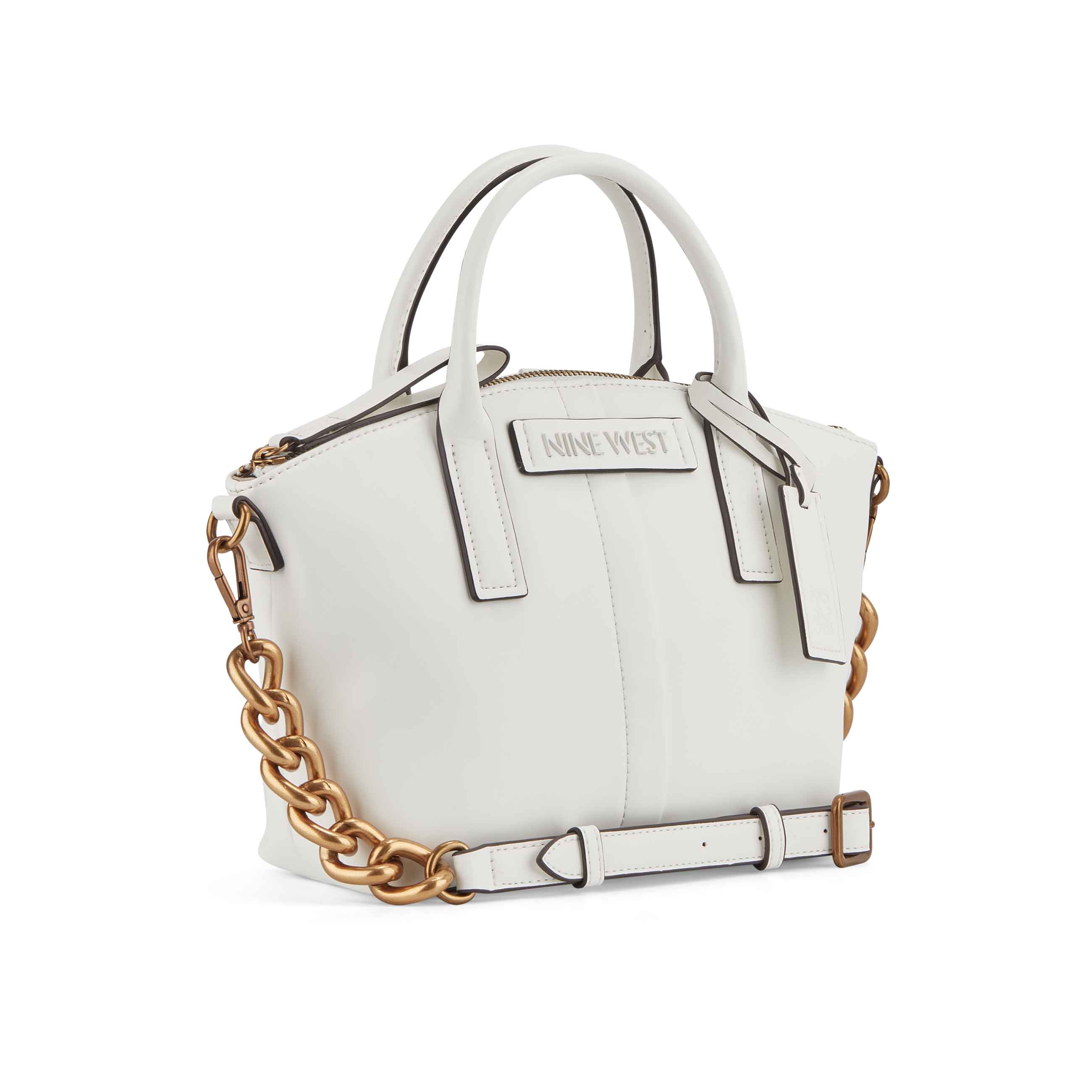 Satchels & Shoulder Bags, Nine West Womens Payton Small Tote Optic White