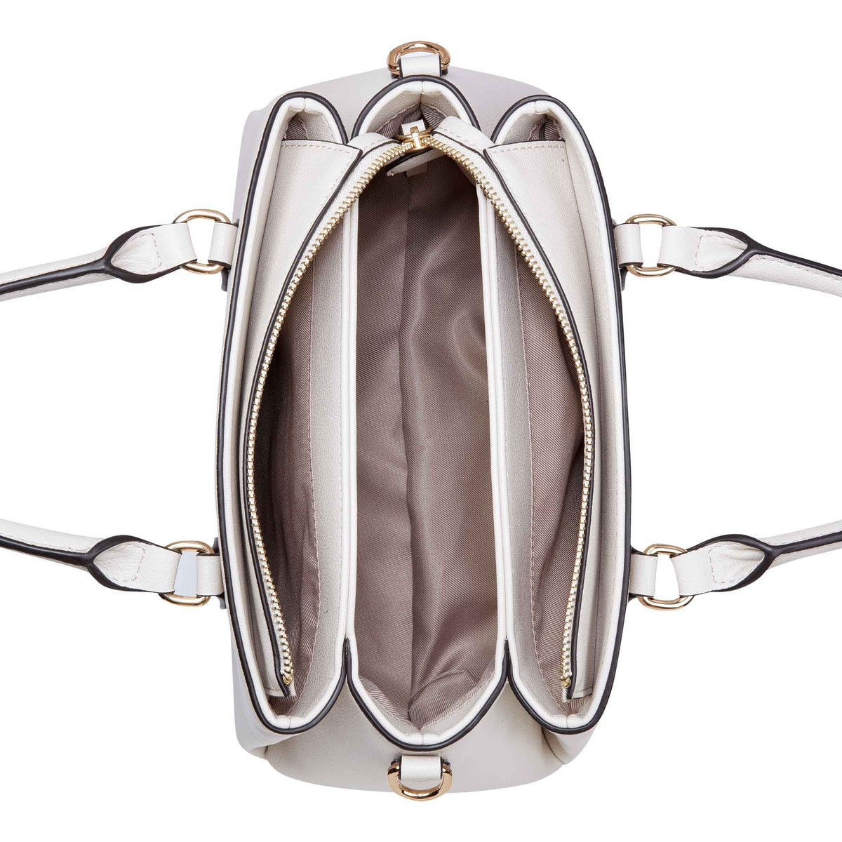 Zenith Small Triple Compartment Satchel Crossbody