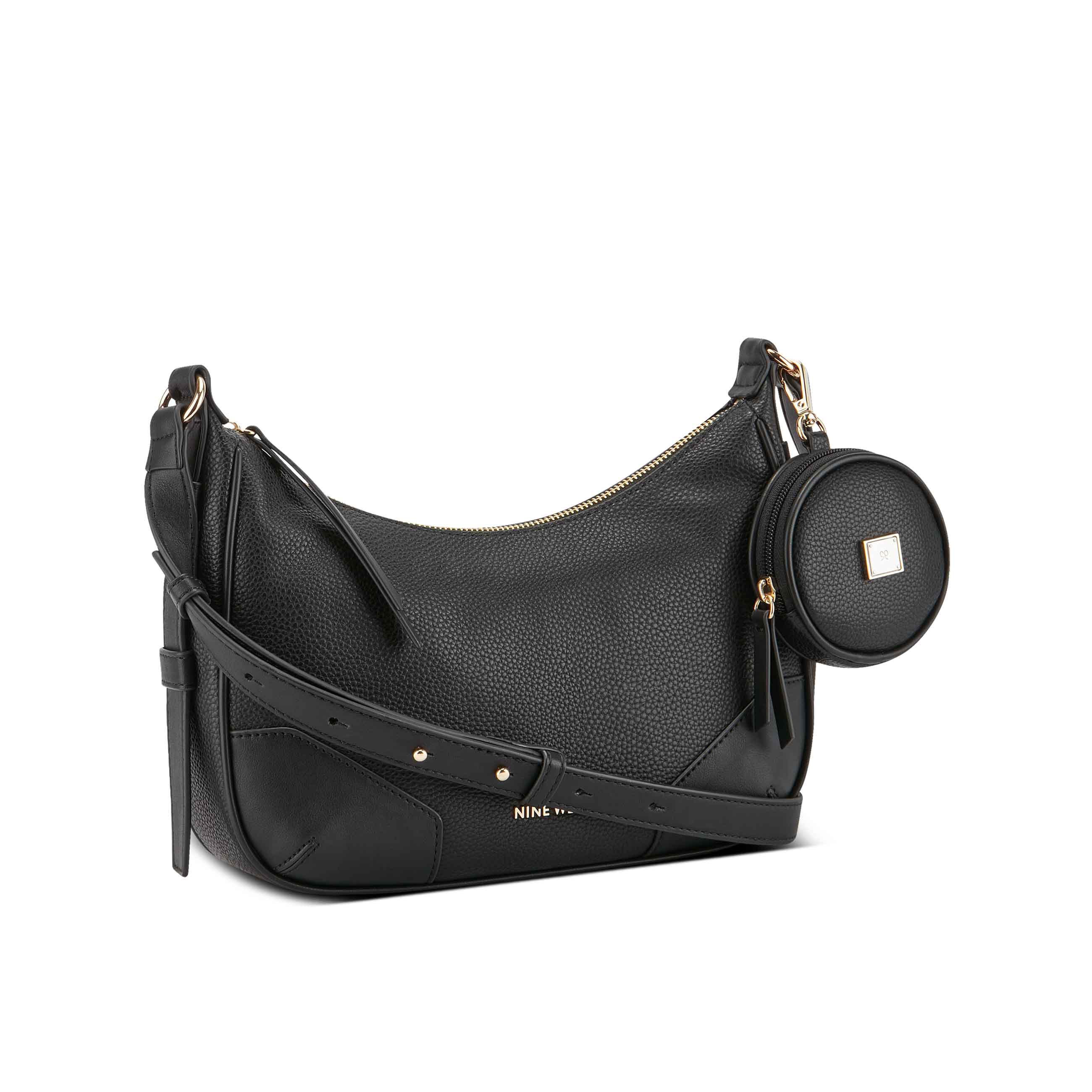 Nine West IT Girl Handbag Purse Shoulder Straps Multiple Pockets white/black/red  | eBay
