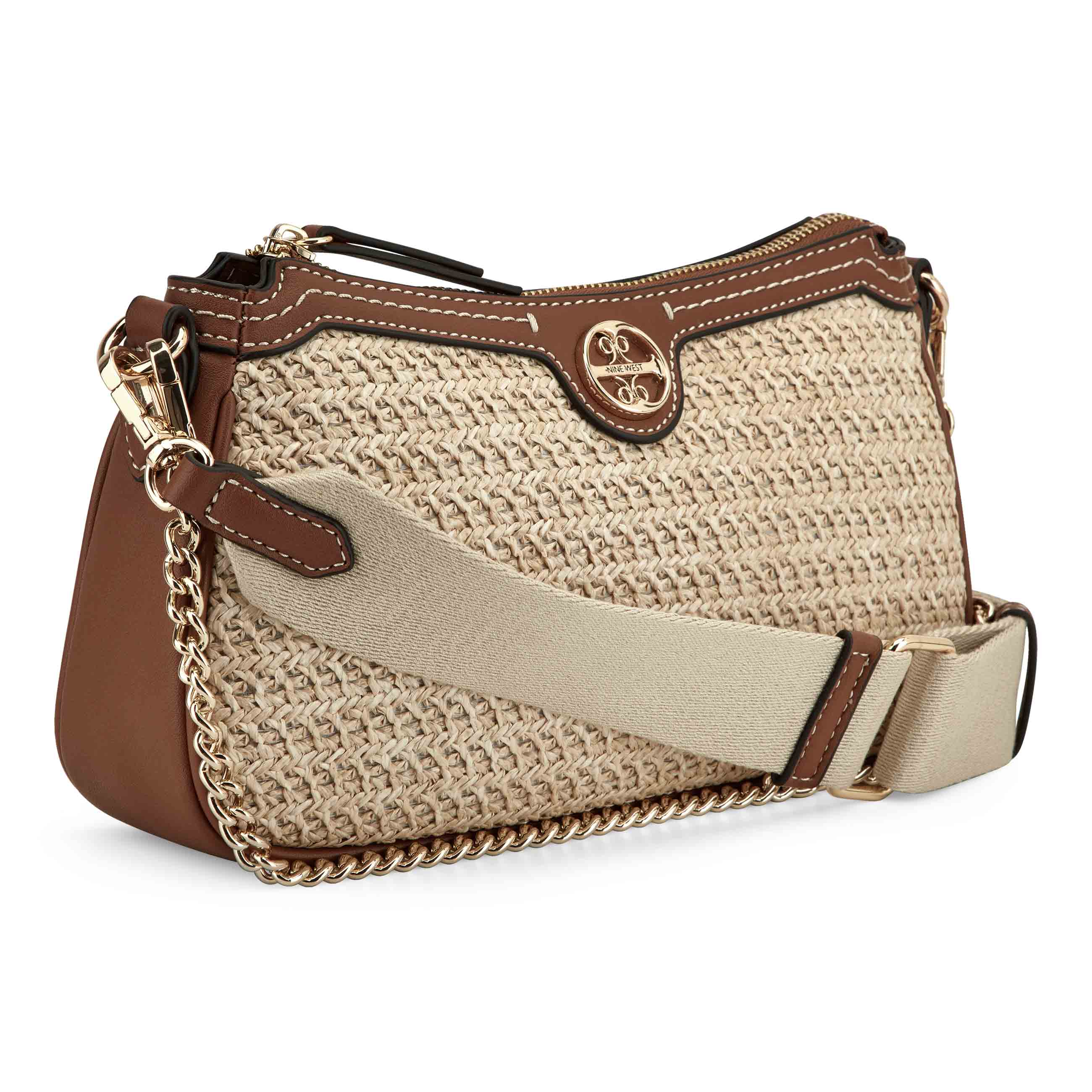Buy Nine West Brown Printed Sling Bag - Handbags for Women 2345144 | Myntra
