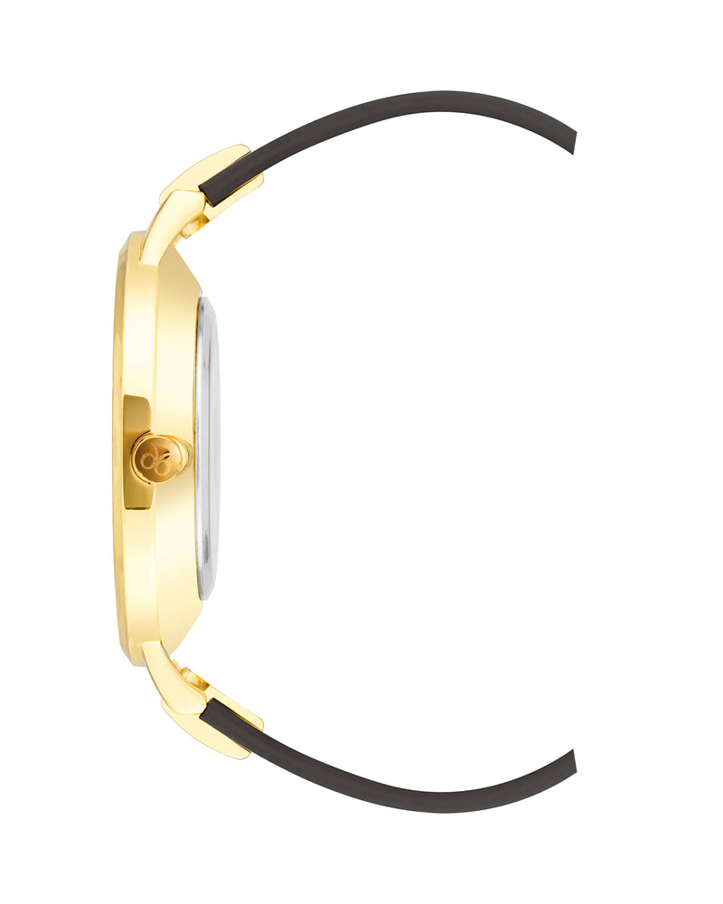 Floral Dial Strap Watch