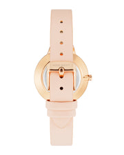 Floral Dial Strap Watch