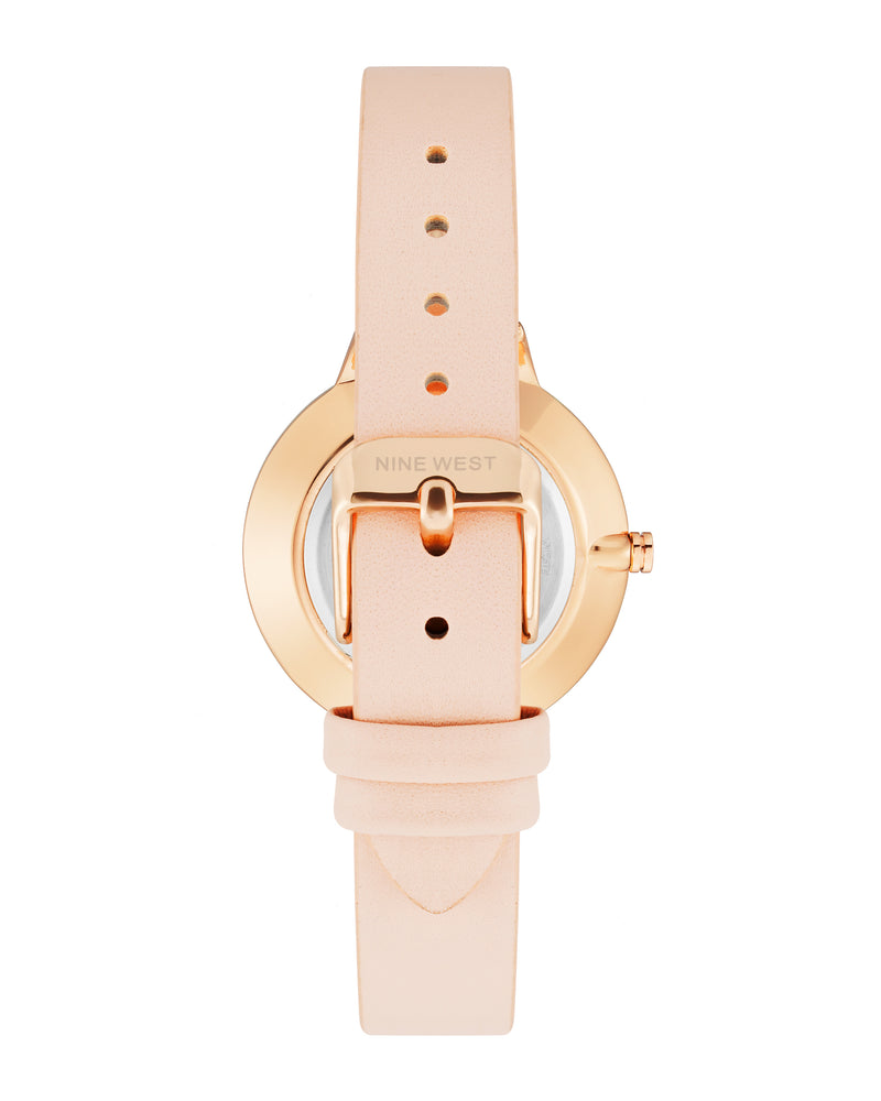 Floral Dial Strap Watch