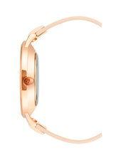 Floral Dial Strap Watch