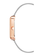 Rectangular Case Mesh Bracelet Watch