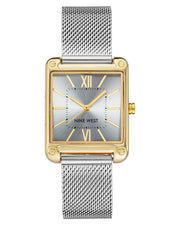 Rectangular Case Mesh Bracelet Watch