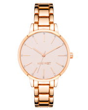Crystal Accented Bracelet Watch