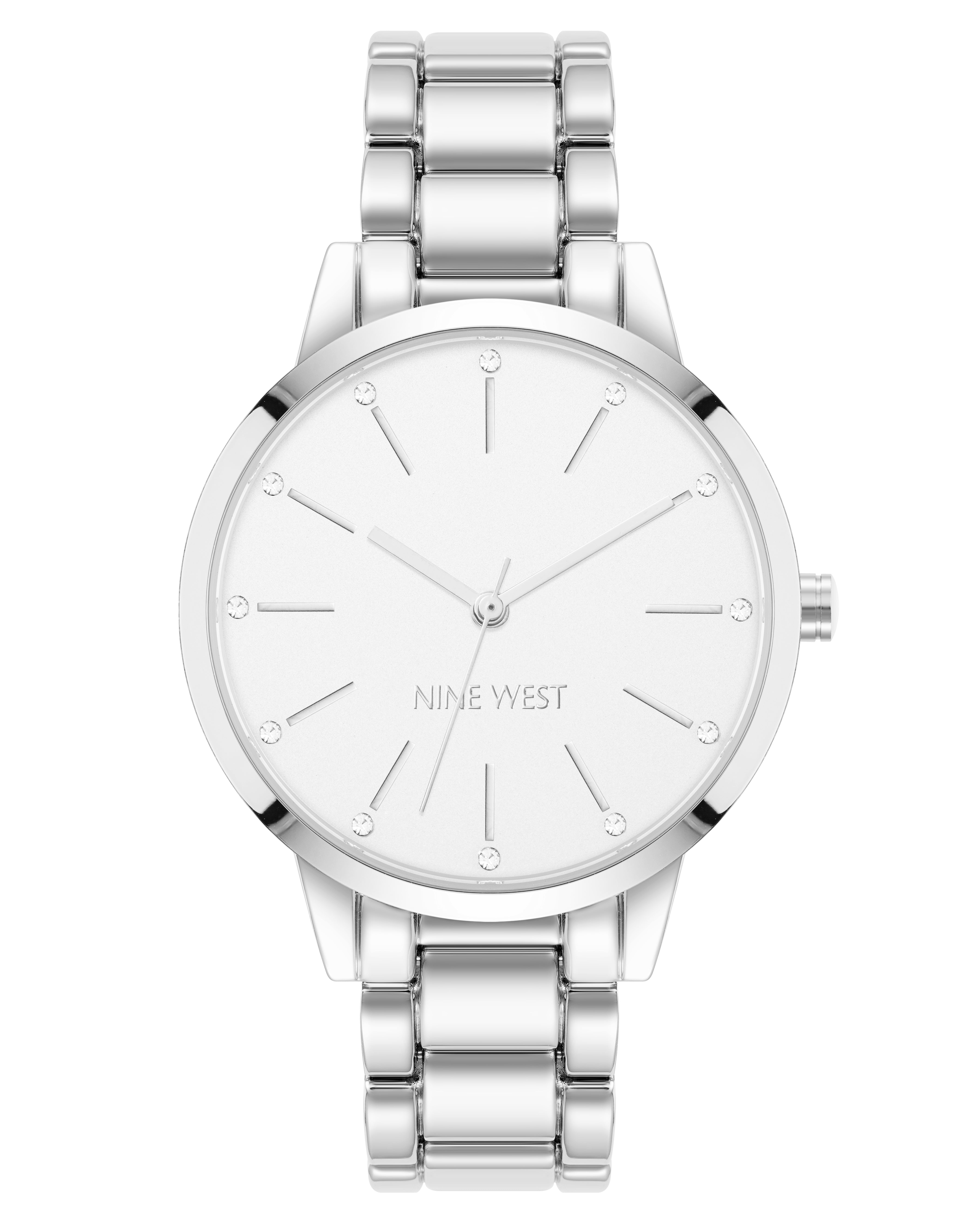 Crystal Accented Bracelet Watch