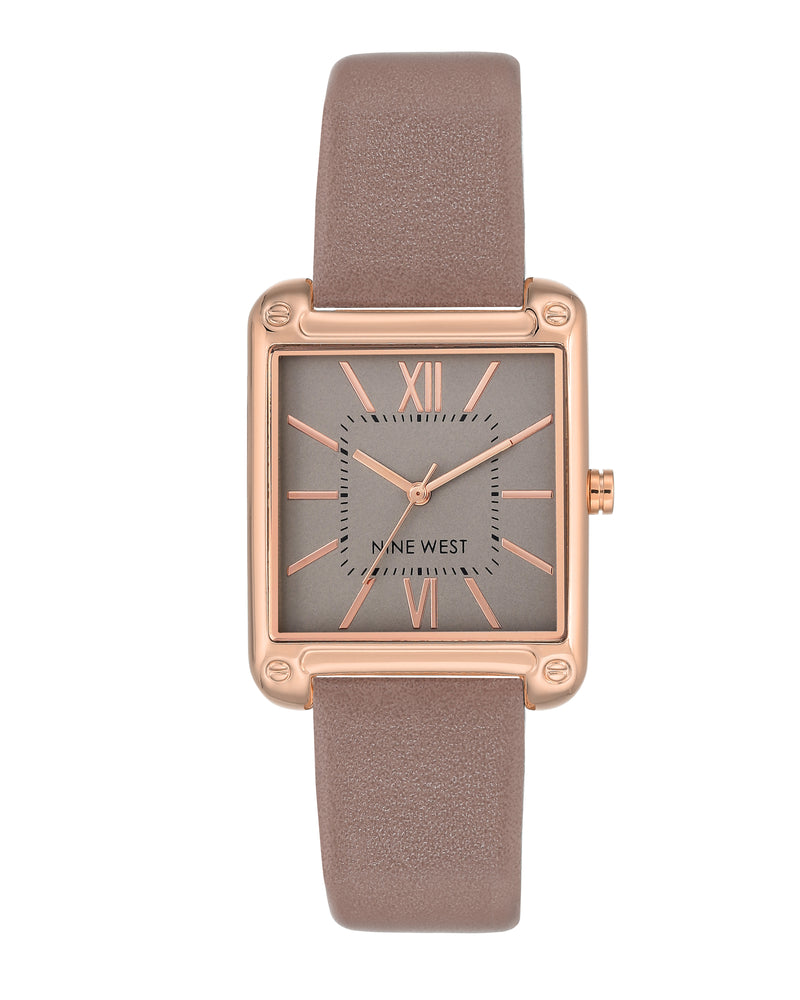 Rectangular Case Strap Watch