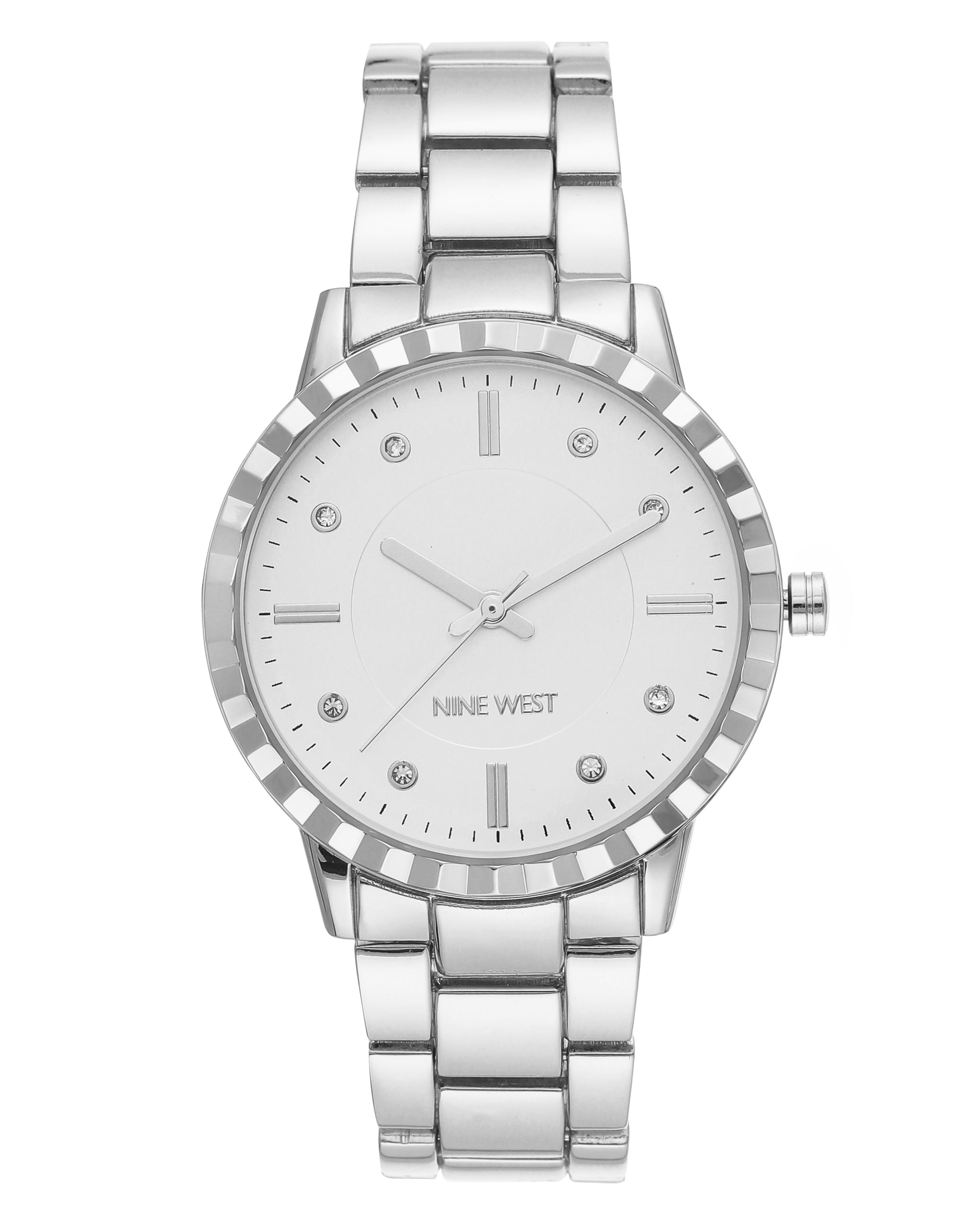 Nine west silver on sale watch