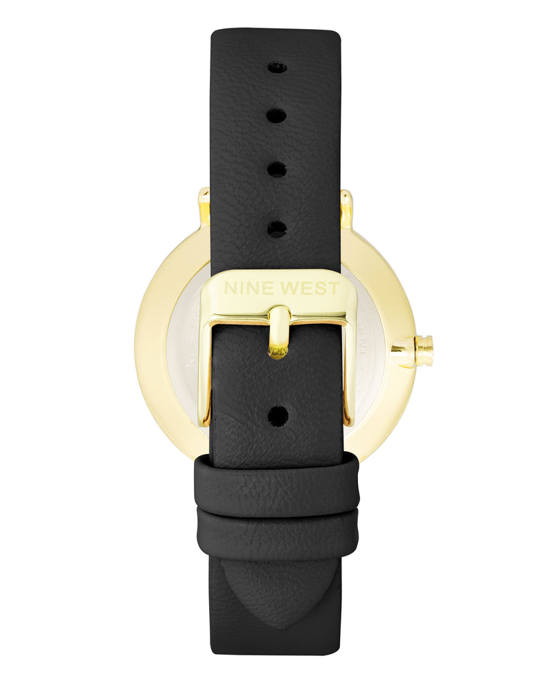 Two-Tone Bezel Strap Watch