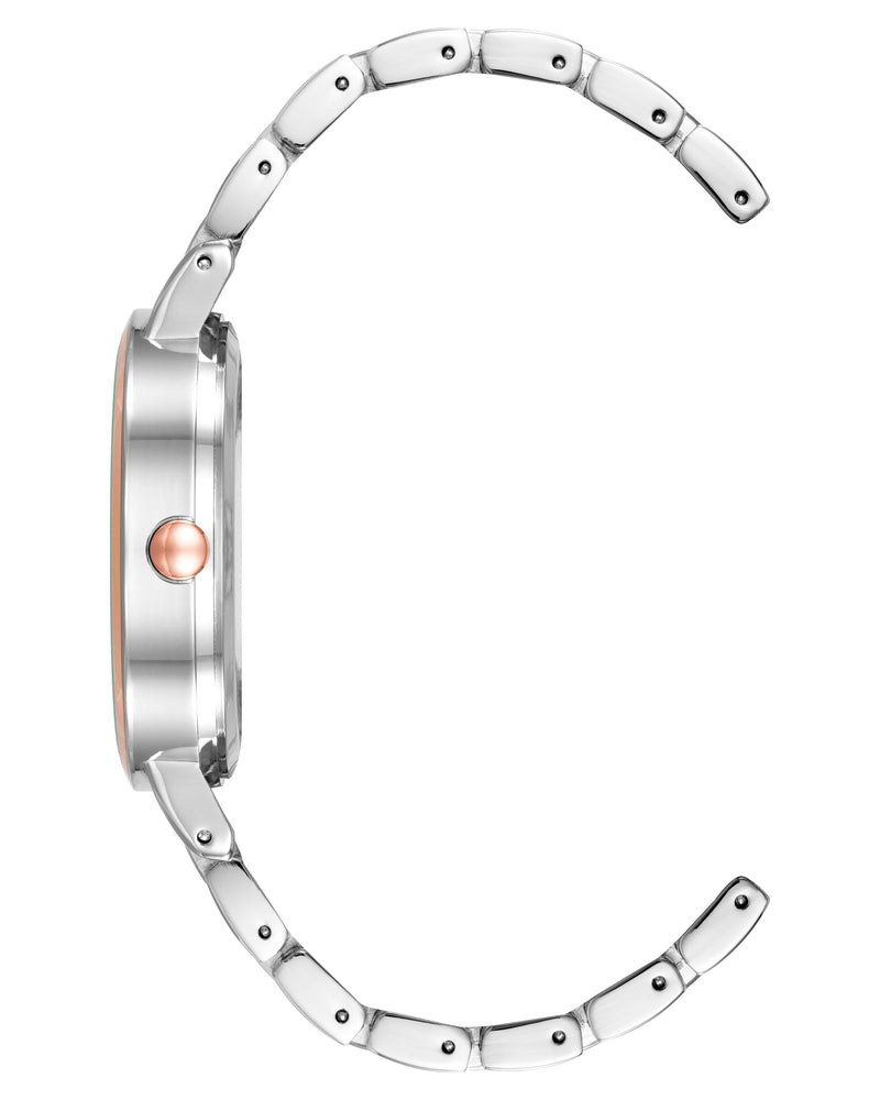 Glitter Accented Dial Watch