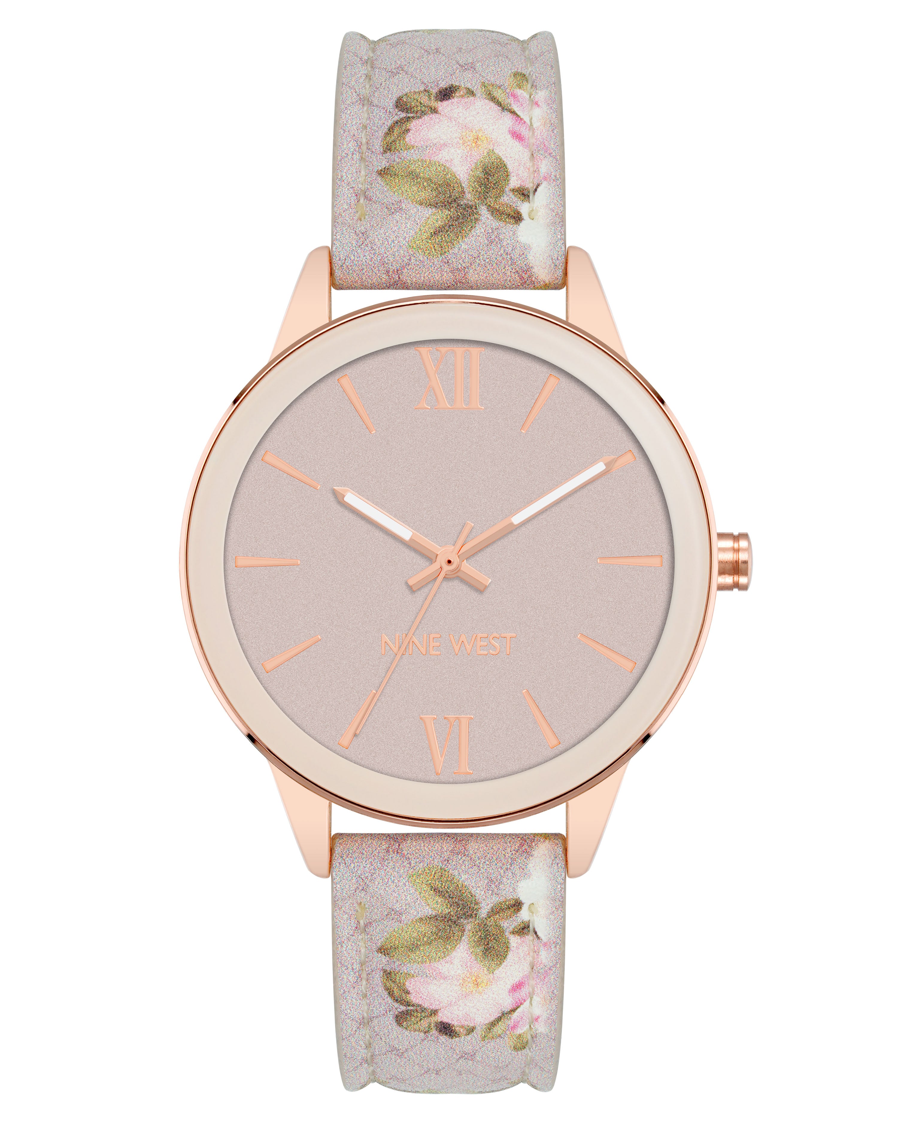 Nine west watches rose on sale gold