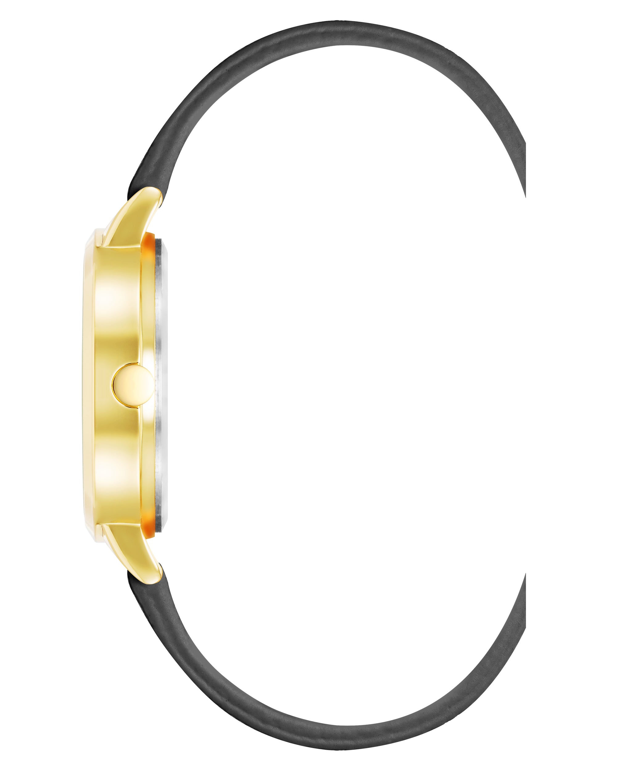 Floral Dial Saffiano Strap Watch