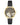 Floral Dial Saffiano Strap Watch