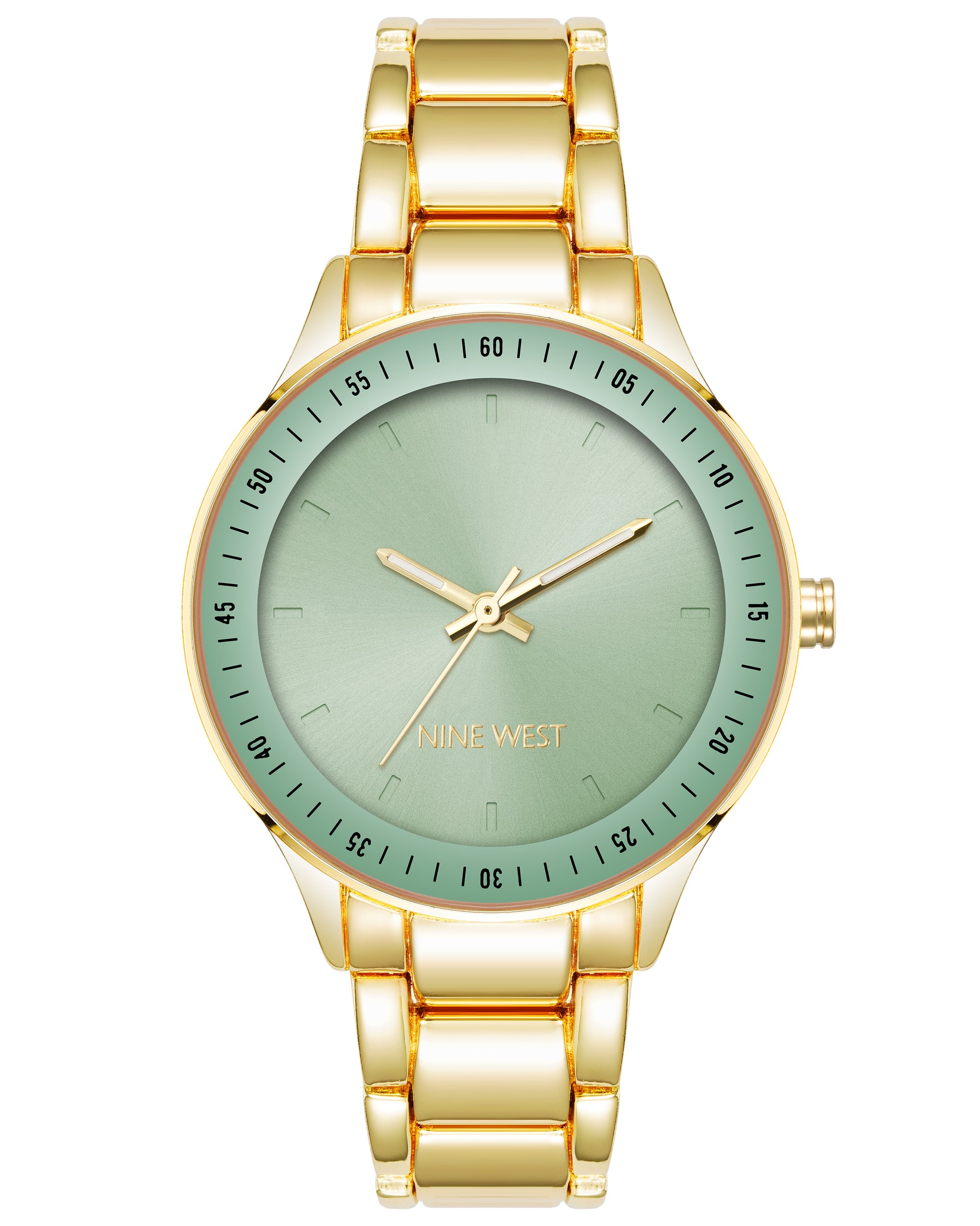 Nine west best sale gold watch