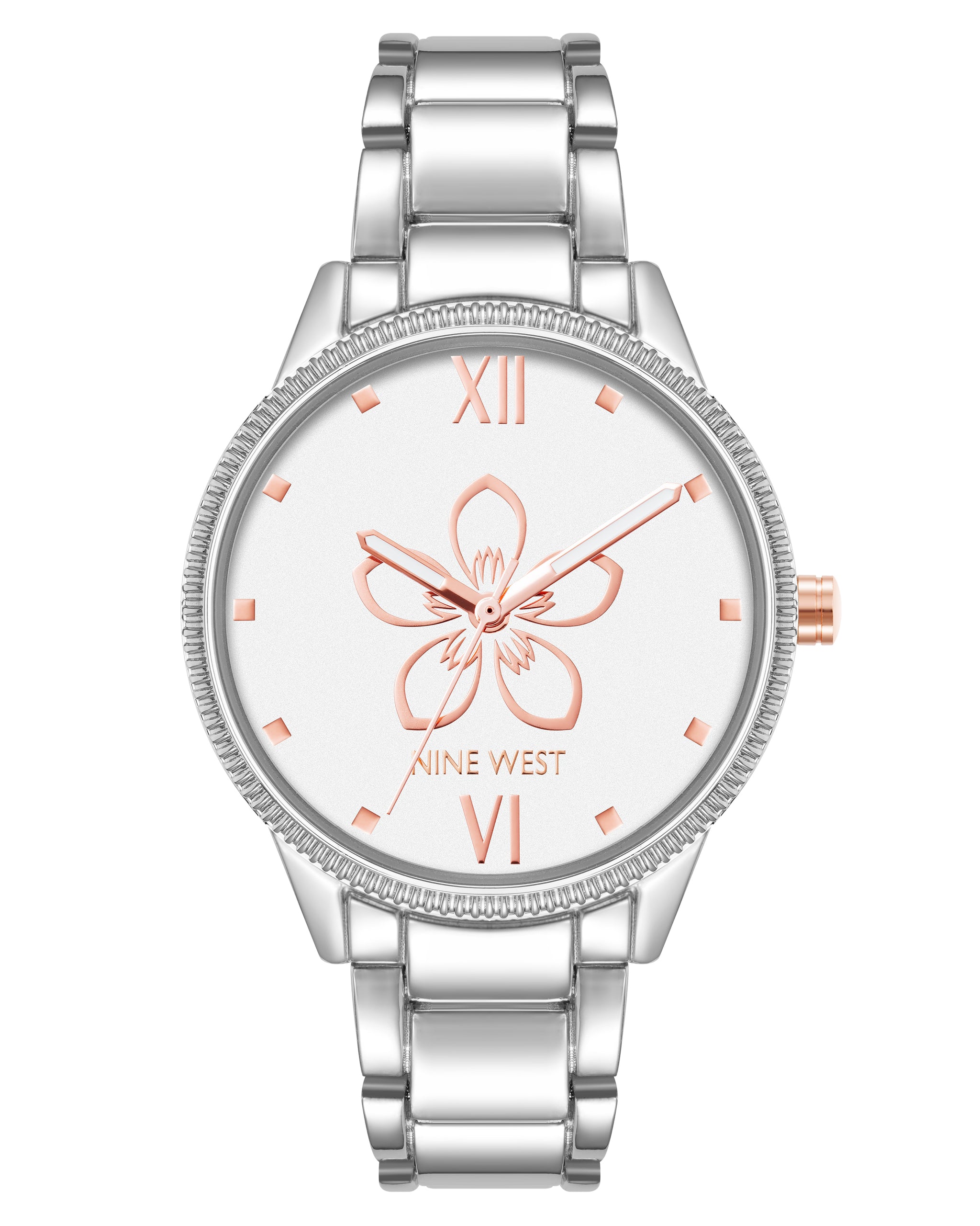 Nine west silver on sale watch