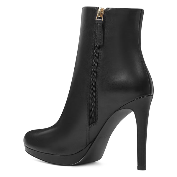 Quanette Platform Booties - Nine West