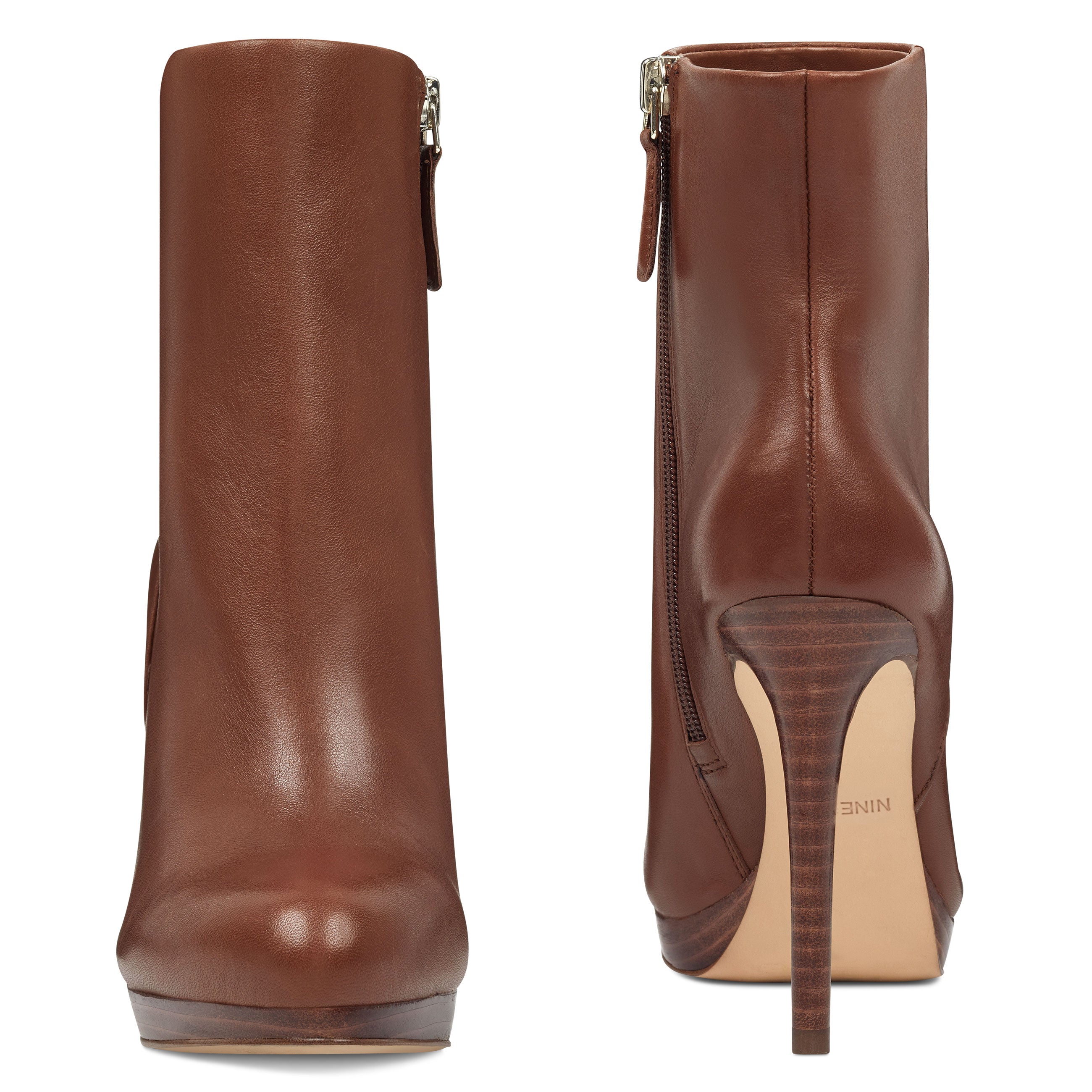 Nine west brown booties Clearance
