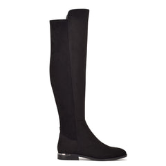 Nine west over clearance the knee boots suede