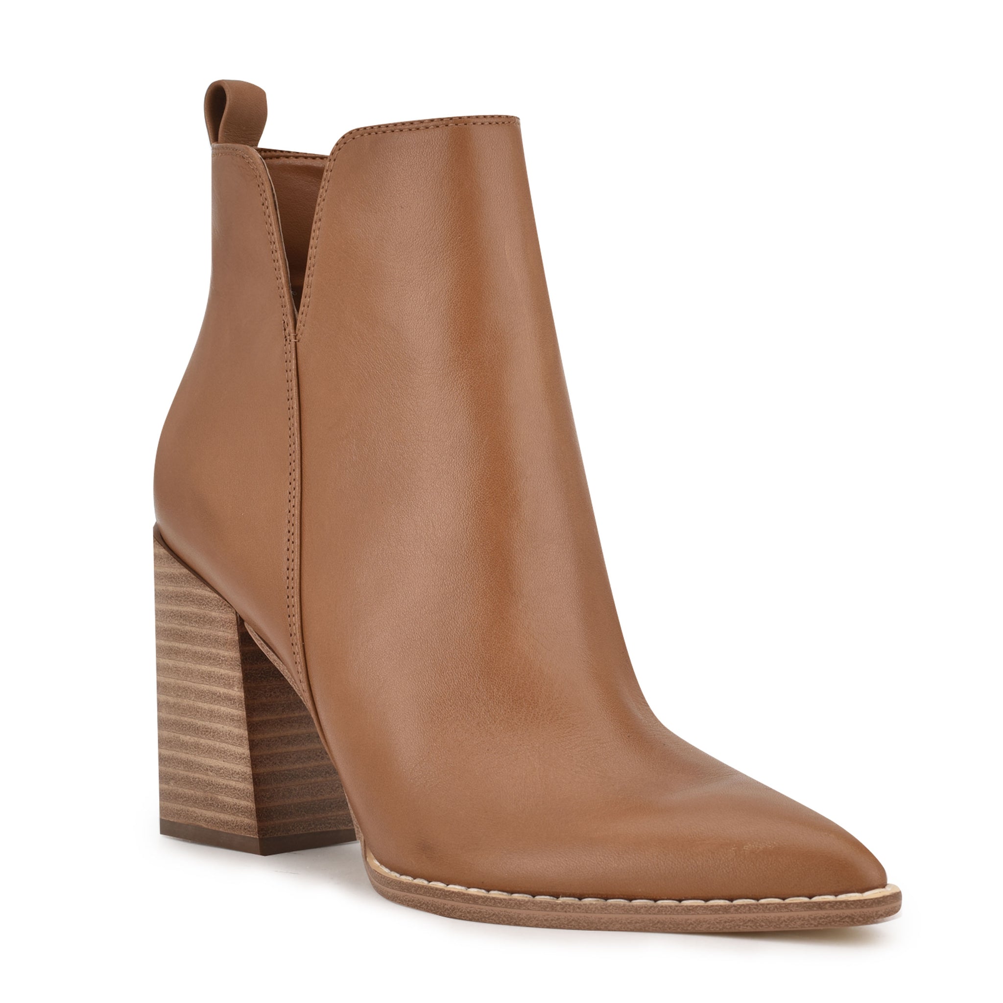 Birds Block Heel Booties - Nine West