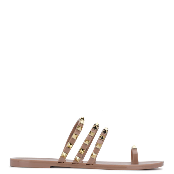 【NINE WEST】Cartee Jelly サンダル Nine West Women's Cartee Jelly Studded Strappy Sandals - Macy's