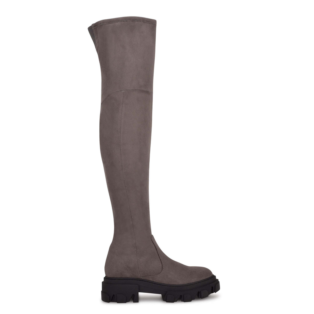 Nine west over hot sale the knee boots suede