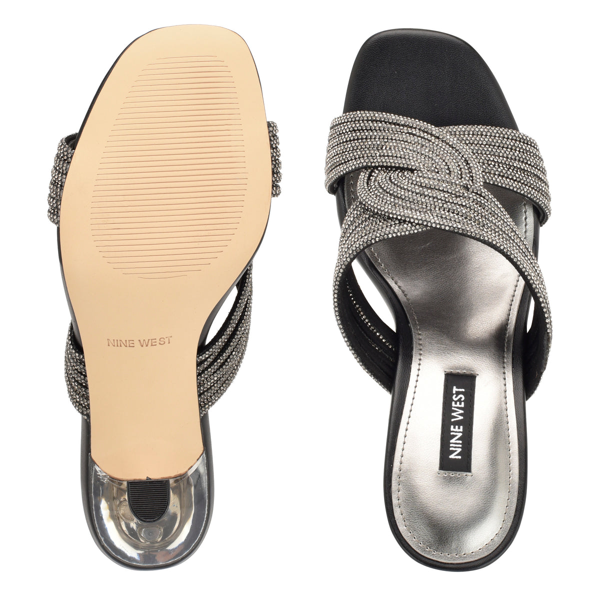 Dancy Heeled Slide Sandals