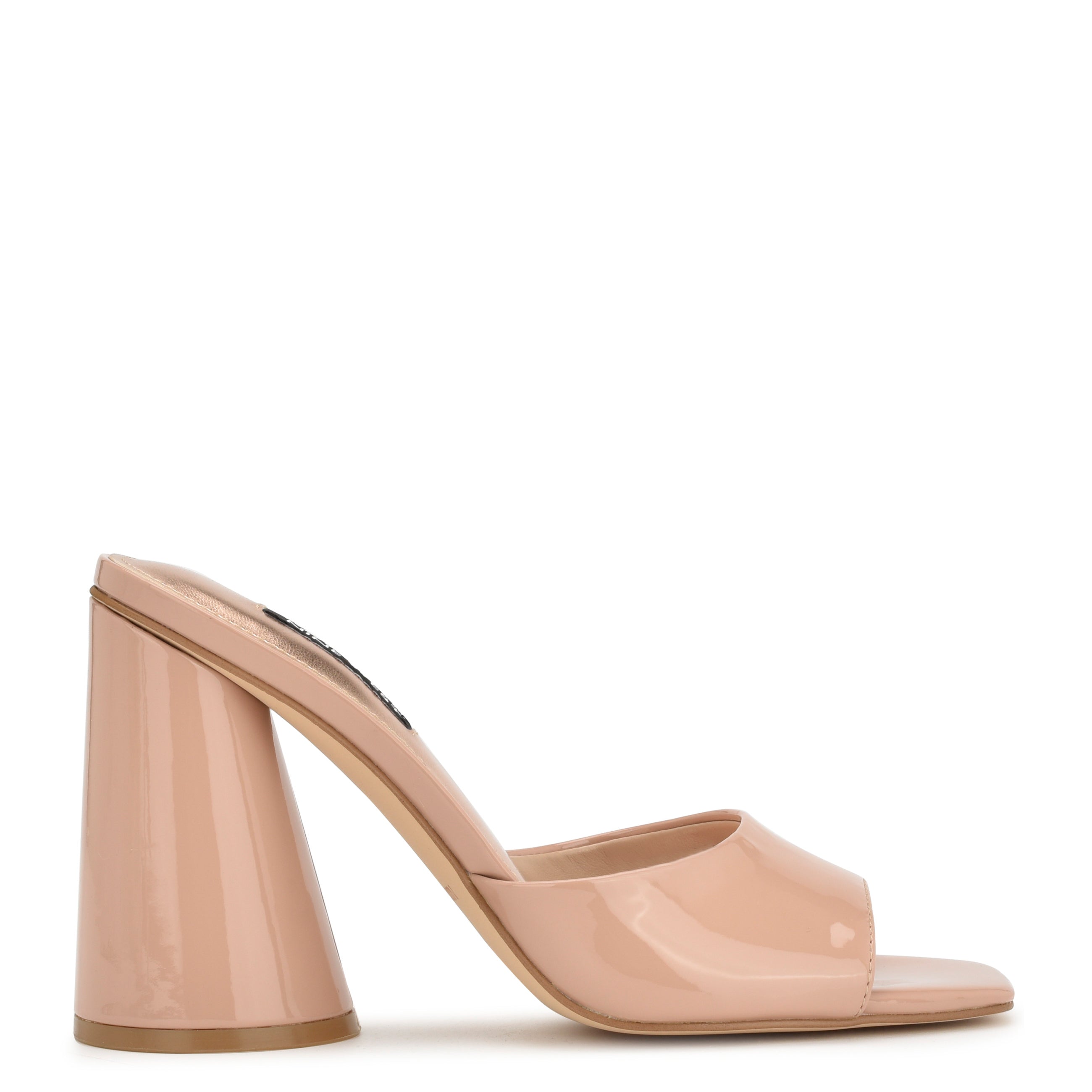 Excit Heeled Slide Sandals - Nine West