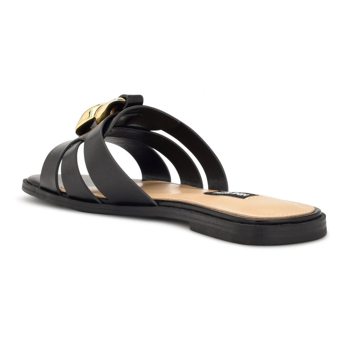 Ganlee Flat Slide Sandals