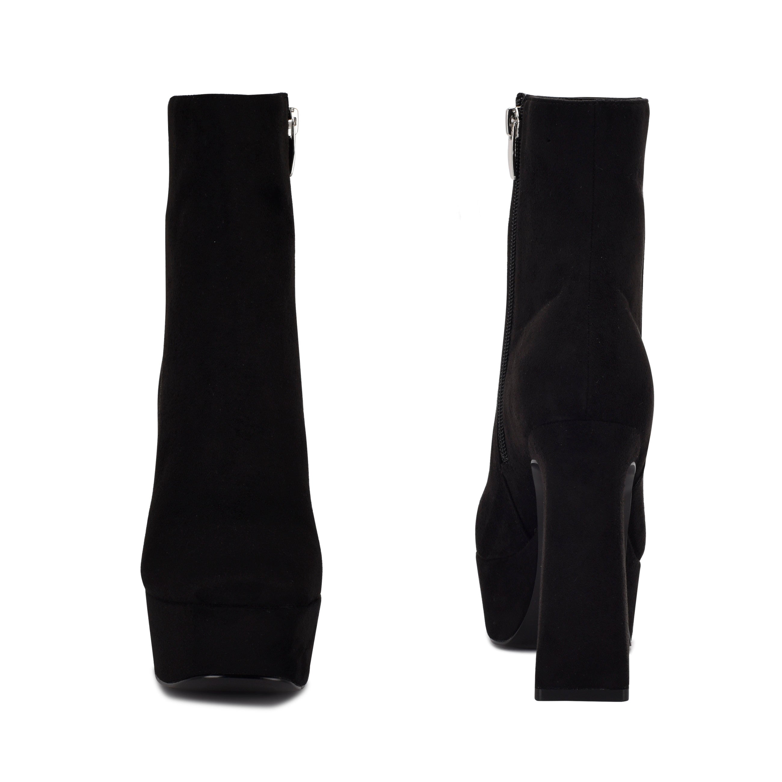 nine west quillin platform booties