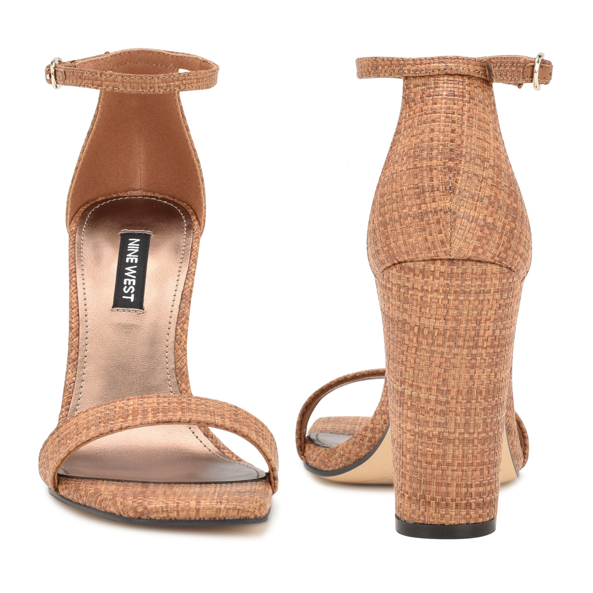 Marrie Woven Ankle Strap Sandals