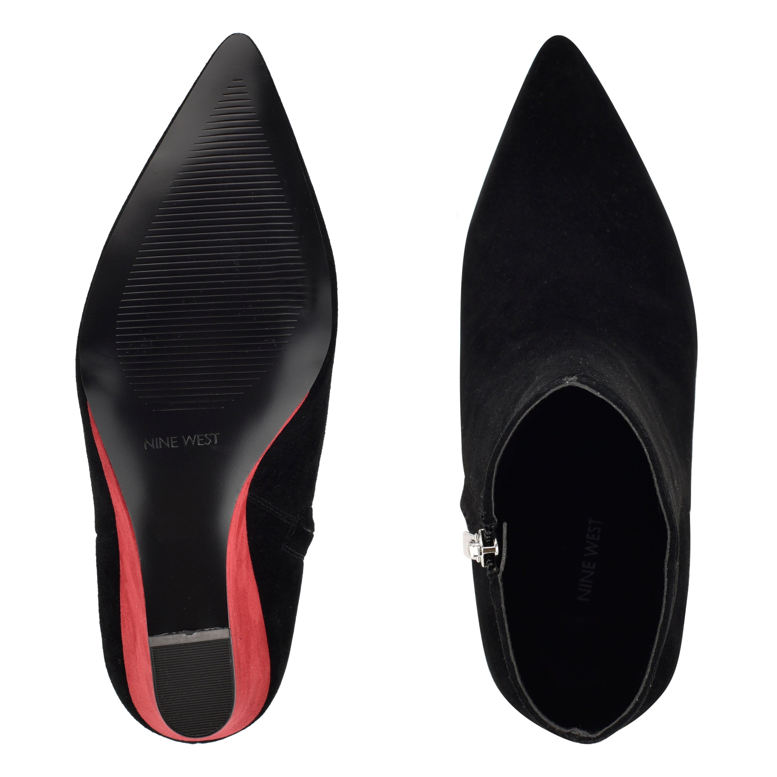 Womens Booties Nine West Wedge Ankle Boots Nine West Open Toe Wood