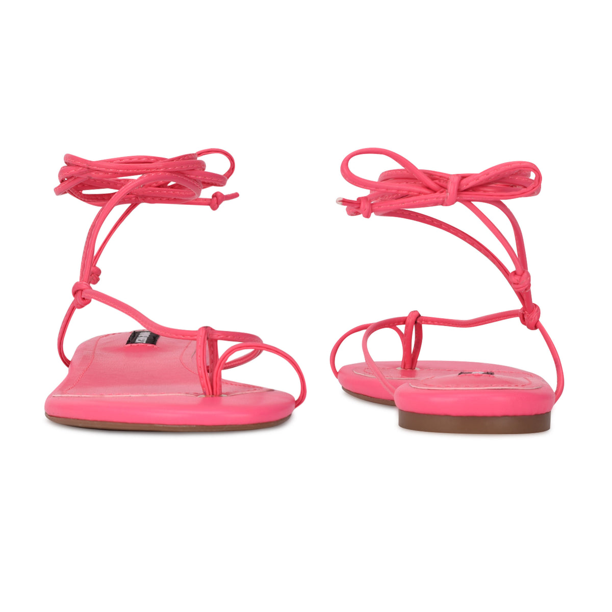 Pansie Ankle Wrap Flat Sandals