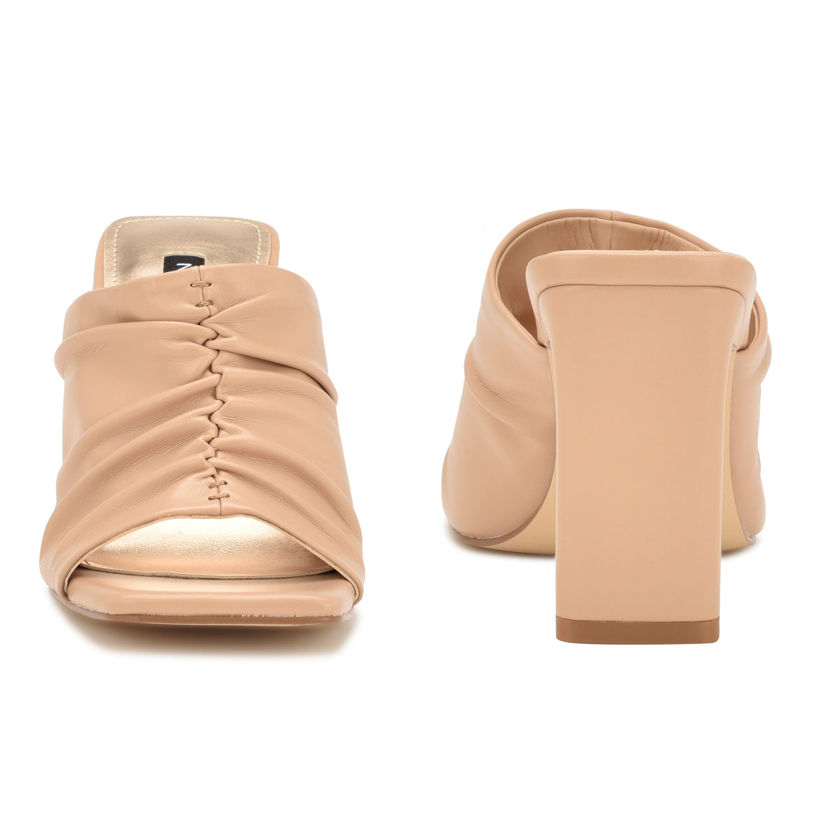 Peary Heeled Slide Sandals