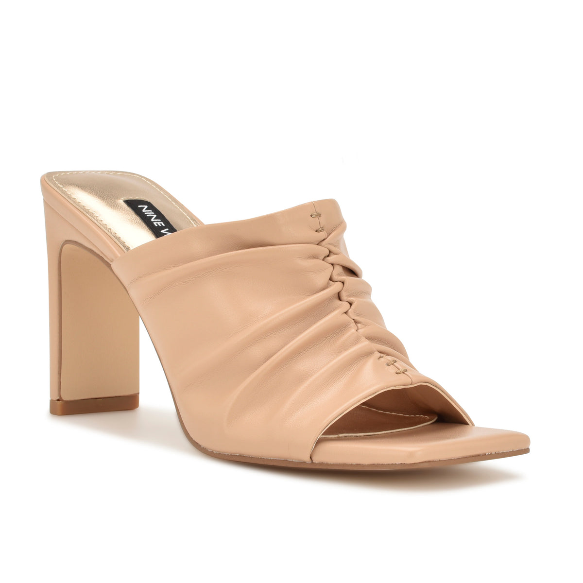 Peary Heeled Slide Sandals