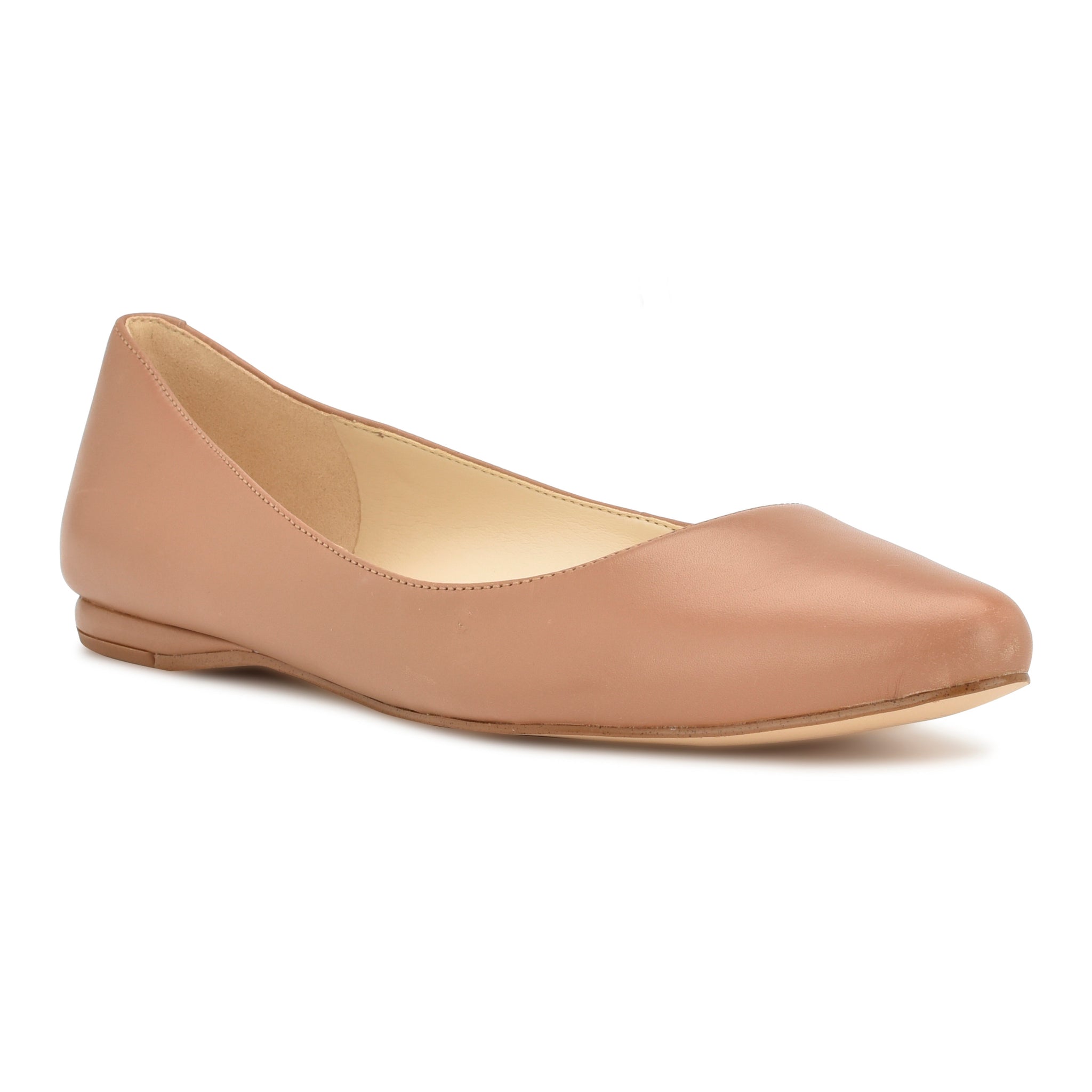 Speakup Almond Toe Flats - Nine West